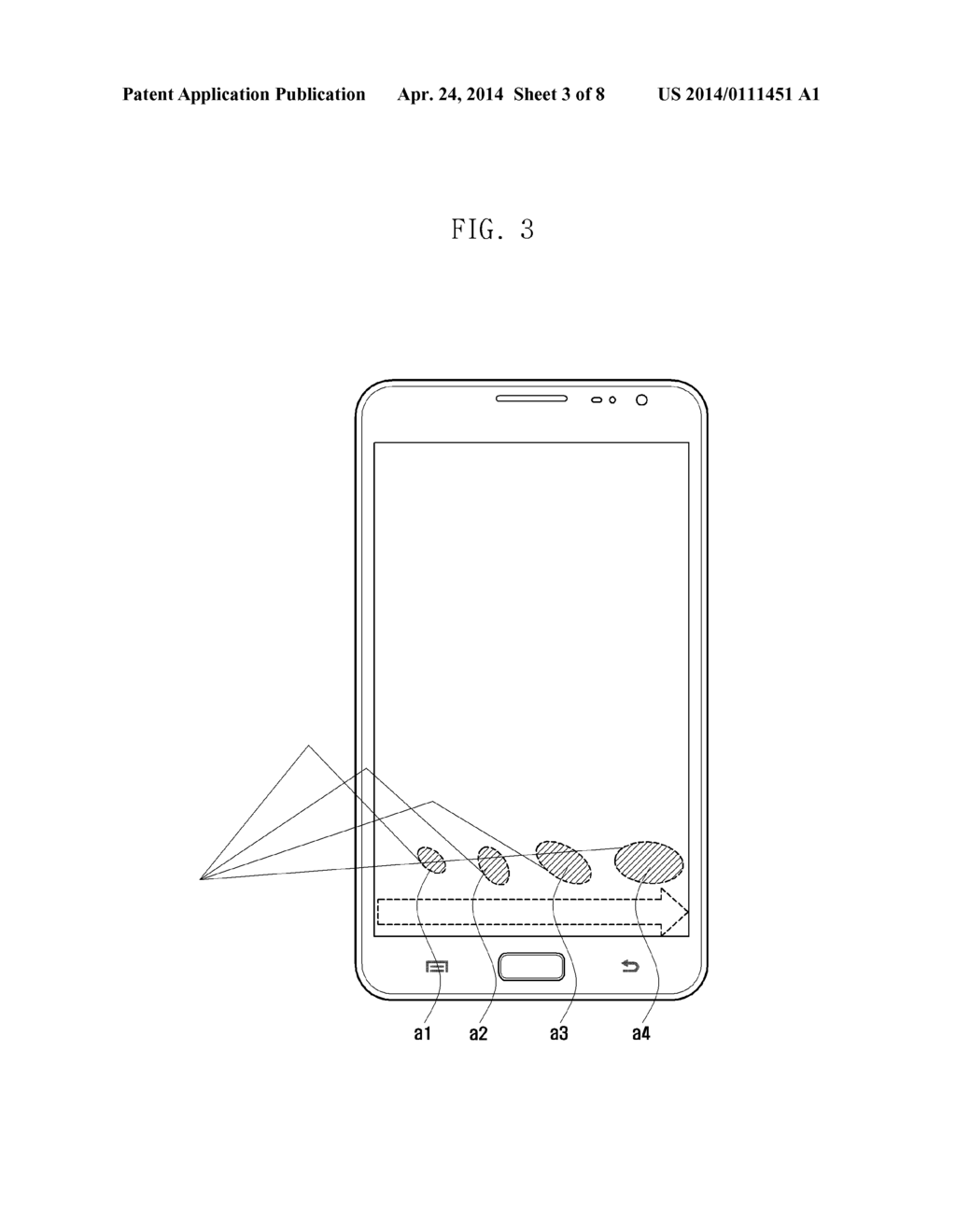 USER INTERFACE (UI) DISPLAY METHOD AND APPARATUS OF TOUCH-ENABLED DEVICE - diagram, schematic, and image 04