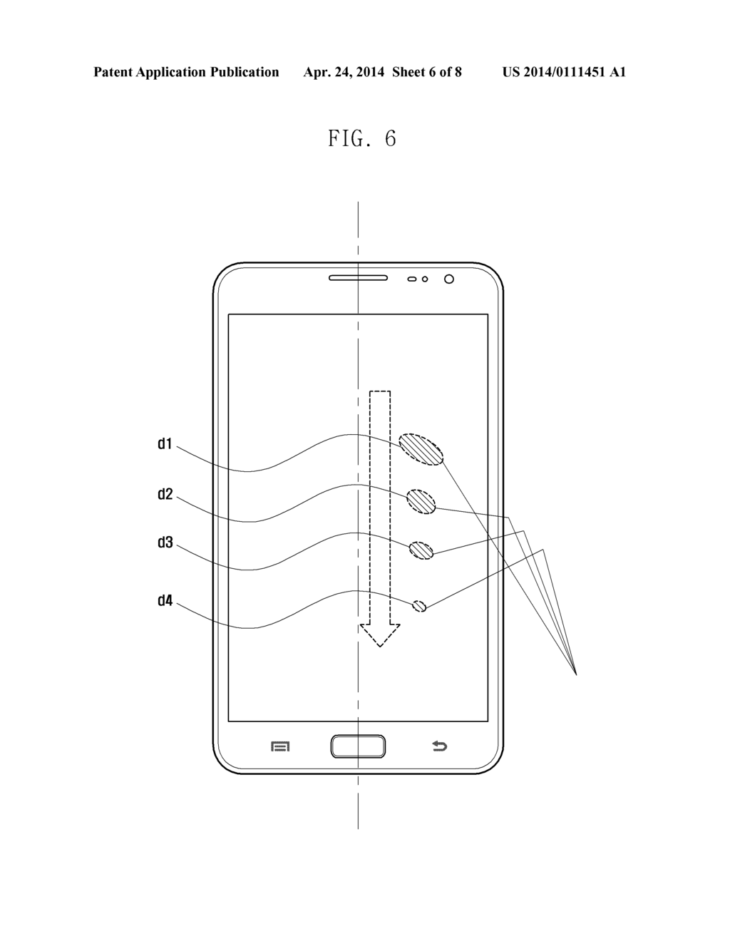 USER INTERFACE (UI) DISPLAY METHOD AND APPARATUS OF TOUCH-ENABLED DEVICE - diagram, schematic, and image 07