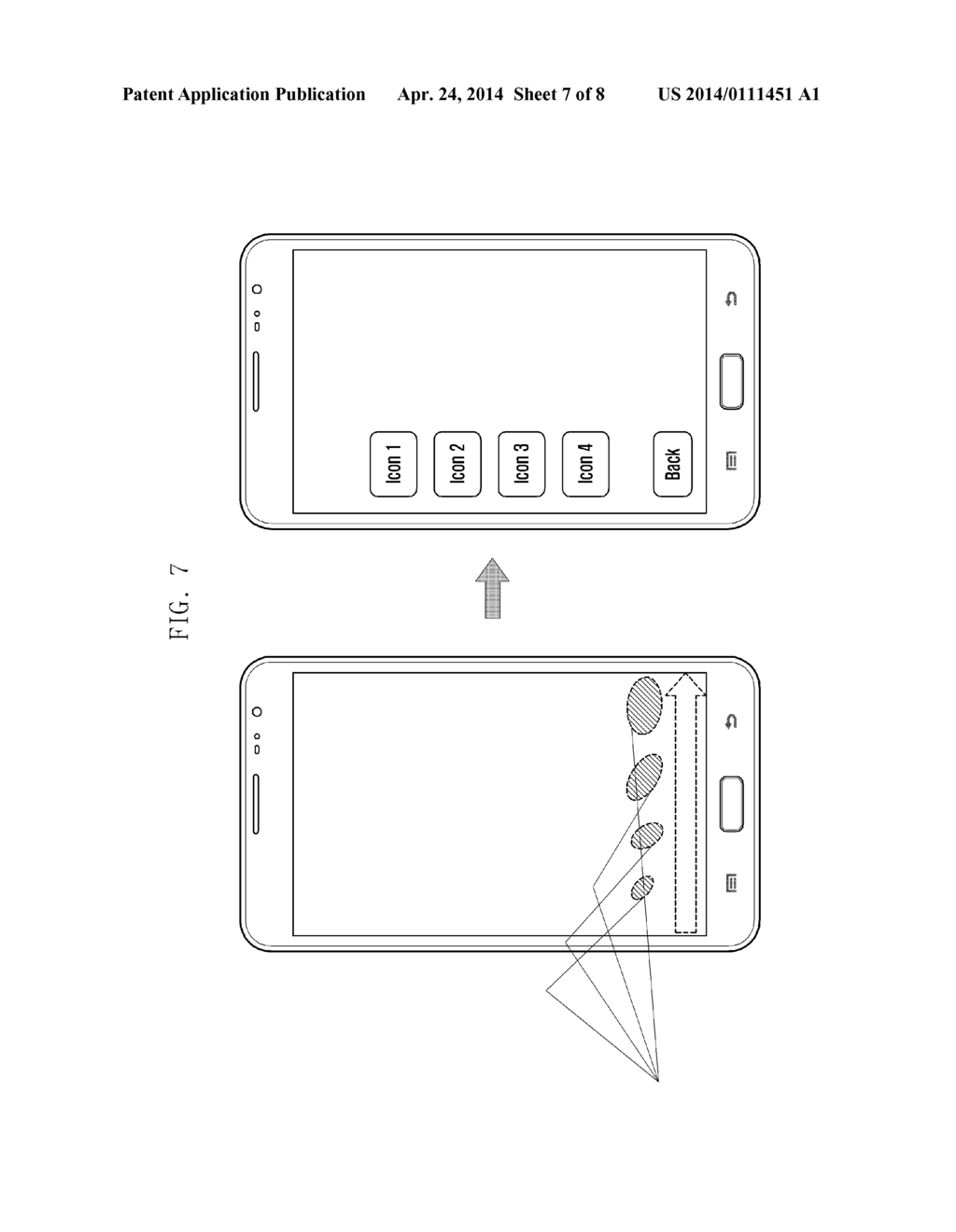 USER INTERFACE (UI) DISPLAY METHOD AND APPARATUS OF TOUCH-ENABLED DEVICE - diagram, schematic, and image 08