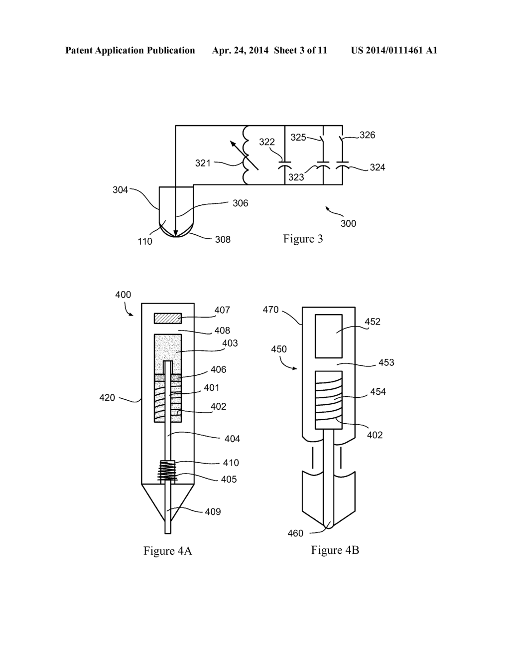 METHOD FOR IDENTIFYING CHANGES IN SIGNAL FREQUENCIES EMITTED BY A STYLUS     INTERACTING WITH A DIGITIZER SENSOR - diagram, schematic, and image 04