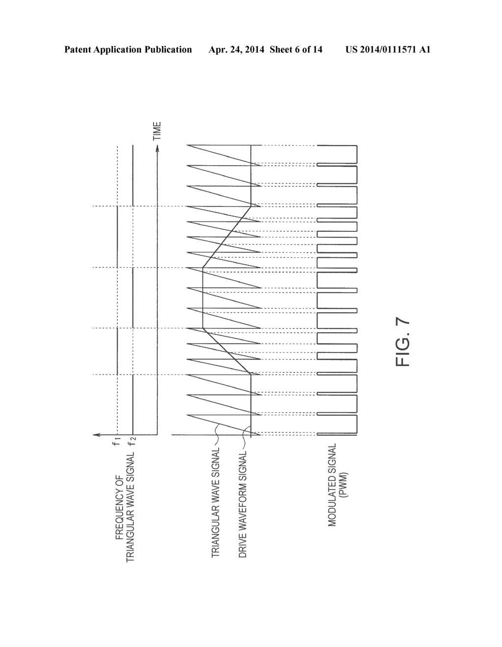 LIQUID JET APPARATUS PERFORMING PULSE MODULATION ON A DRIVE SIGNAL - diagram, schematic, and image 07