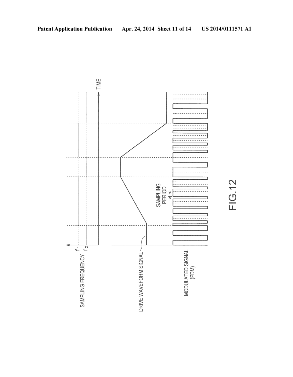 LIQUID JET APPARATUS PERFORMING PULSE MODULATION ON A DRIVE SIGNAL - diagram, schematic, and image 12