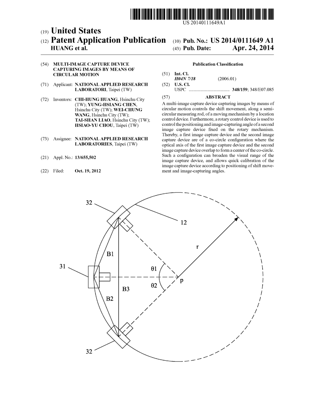 MULTI-IMAGE CAPTURE DEVICE CAPTURING IMAGES BY MEANS OF CIRCULAR MOTION - diagram, schematic, and image 01