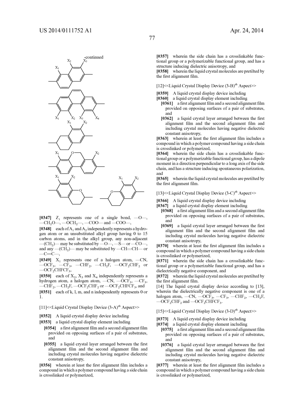 LIQUID CRYSTAL DISPLAY DEVICE AND METHOD OF MANUFACTURING THE SAME - diagram, schematic, and image 91