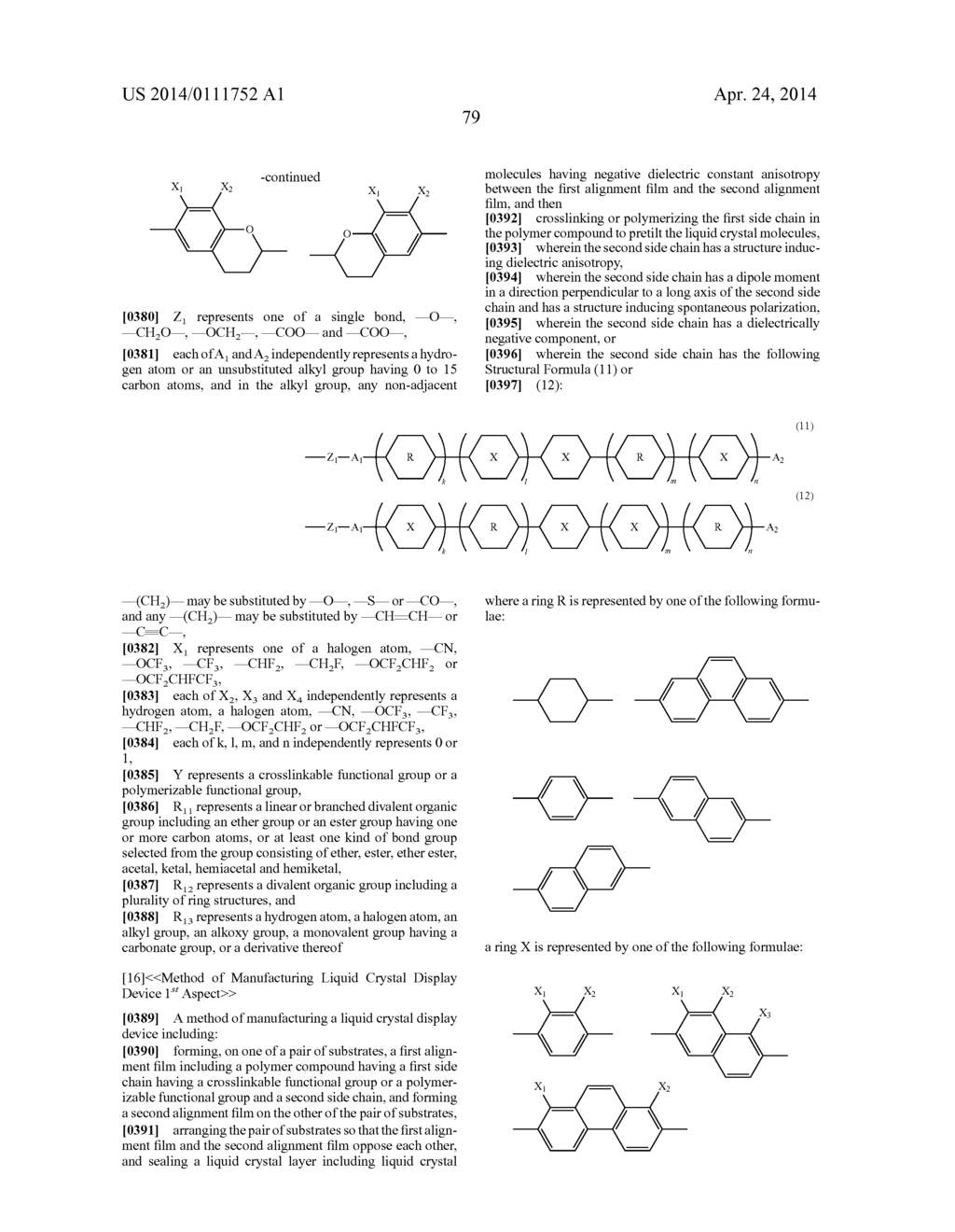 LIQUID CRYSTAL DISPLAY DEVICE AND METHOD OF MANUFACTURING THE SAME - diagram, schematic, and image 93