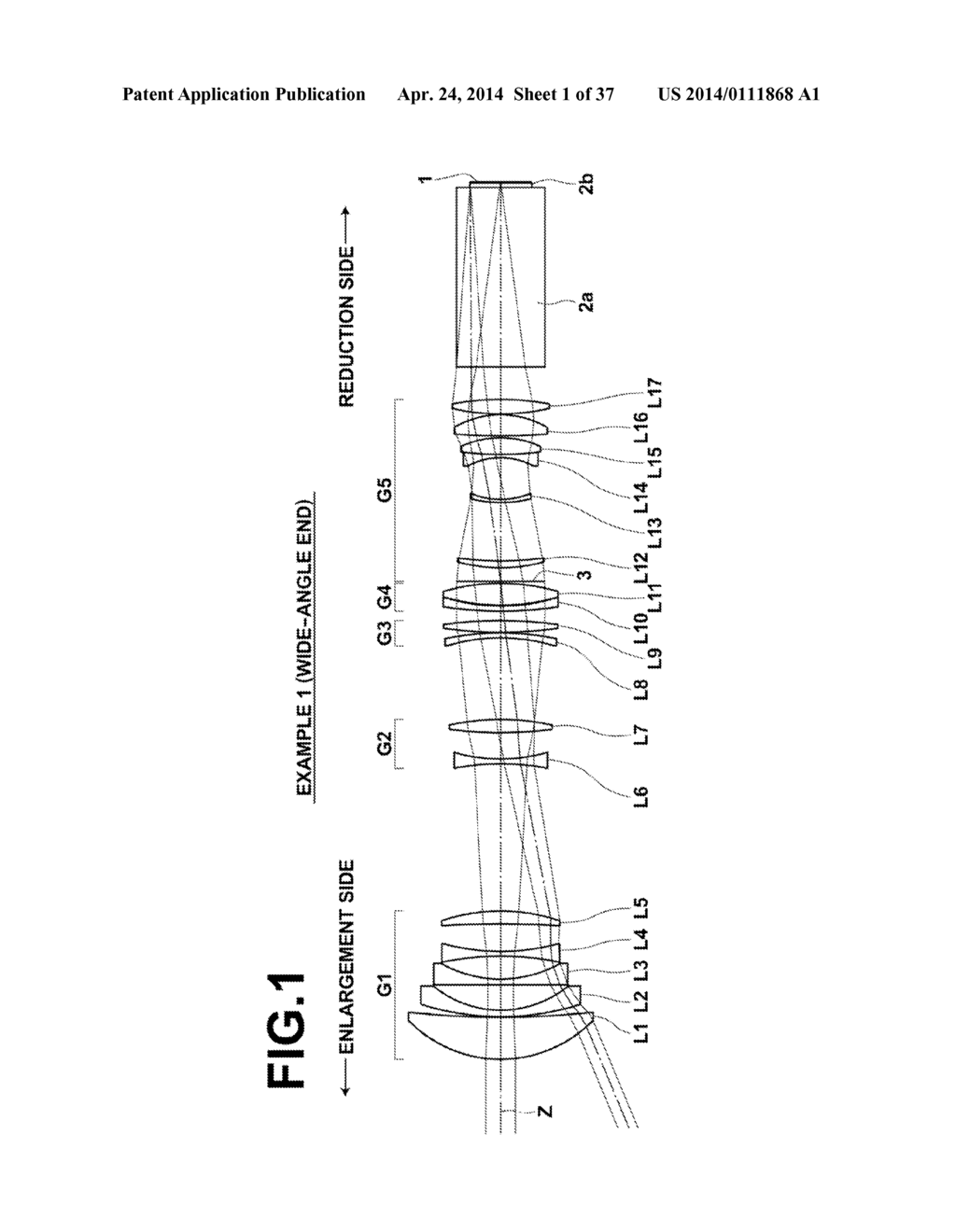 VARIABLE-MAGNIFICATION PROJECTION OPTICAL SYSTEM AND PROJECTION DISPLAY     DEVICE - diagram, schematic, and image 02