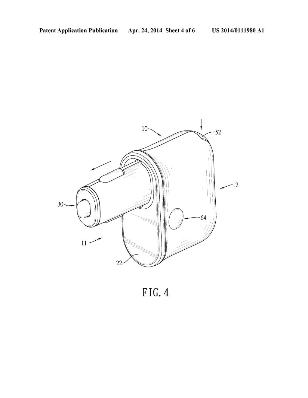 VEHICLE POWER ADAPTER WITH LIGHTING DEVICE - diagram, schematic, and image 05