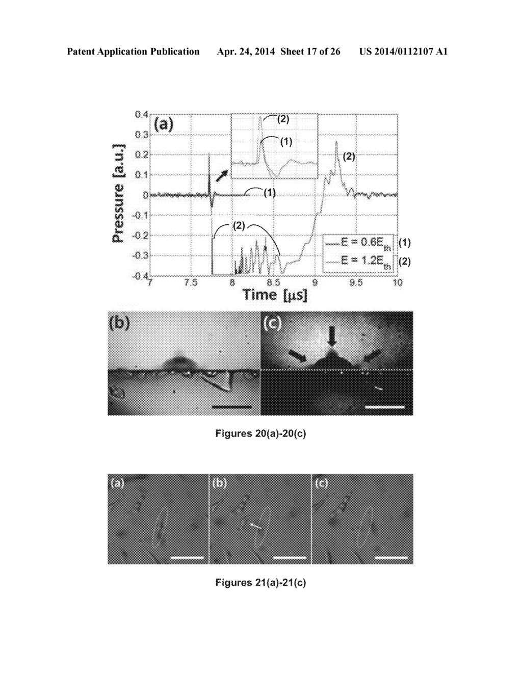 METHODS AND DEVICES FOR GENERATING HIGH-AMPLITUDE AND HIGH-FREQUENCY     FOCUSED ULTRASOUND WITH LIGHT-ABSORBING MATERIALS - diagram, schematic, and image 18