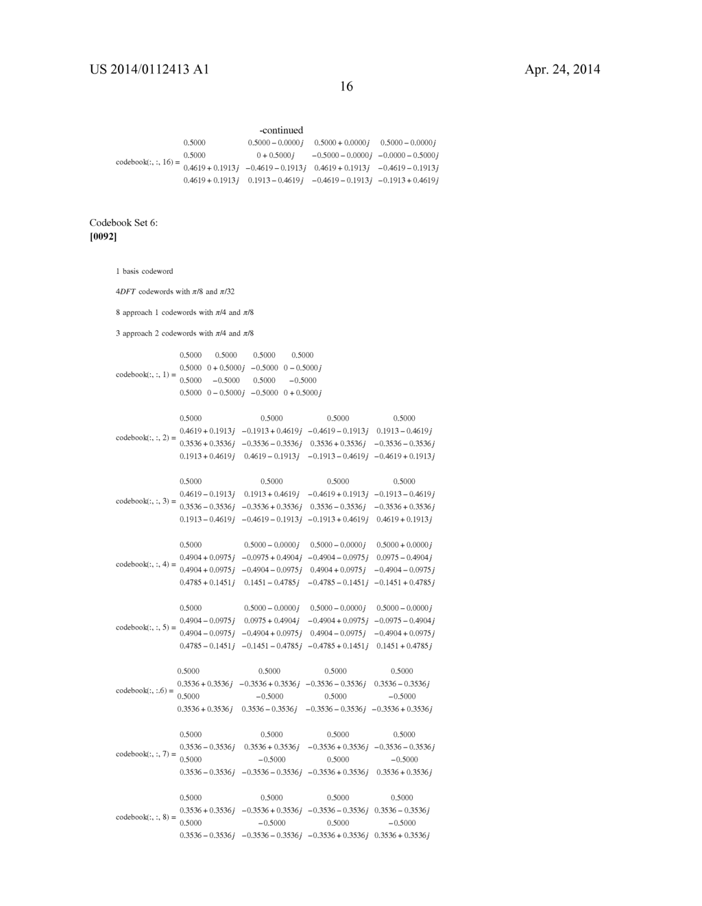 DIFFERENTIAL CODEBOOK FOR TEMPORALLY-CORRELATED MISO DUAL-POLARIZATION     ANTENNA - diagram, schematic, and image 26