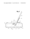 WIRELESS SPEAKER WITH TABLET COMPUTER STAND diagram and image