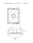 SOUND CHANNEL FORMED IN A CASE TO REDIRECT SOUND WITH RESPECT TO A SPEAKER     OF AN ELECTRONIC DEVICE POSITIONED IN THE CASE diagram and image