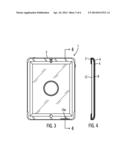 SOUND CHANNEL FORMED IN A CASE TO REDIRECT SOUND WITH RESPECT TO A SPEAKER     OF AN ELECTRONIC DEVICE POSITIONED IN THE CASE diagram and image