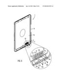 SOUND CHANNEL FORMED IN A CASE TO REDIRECT SOUND WITH RESPECT TO A SPEAKER     OF AN ELECTRONIC DEVICE POSITIONED IN THE CASE diagram and image