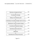 DOCUMENT SECURIZATION METHOD AND A DOCUMENT SECURIZATION DEVICE USING     PRINTING A DISTRIBUTION OF DOTS ON SAID DOCUMENT diagram and image