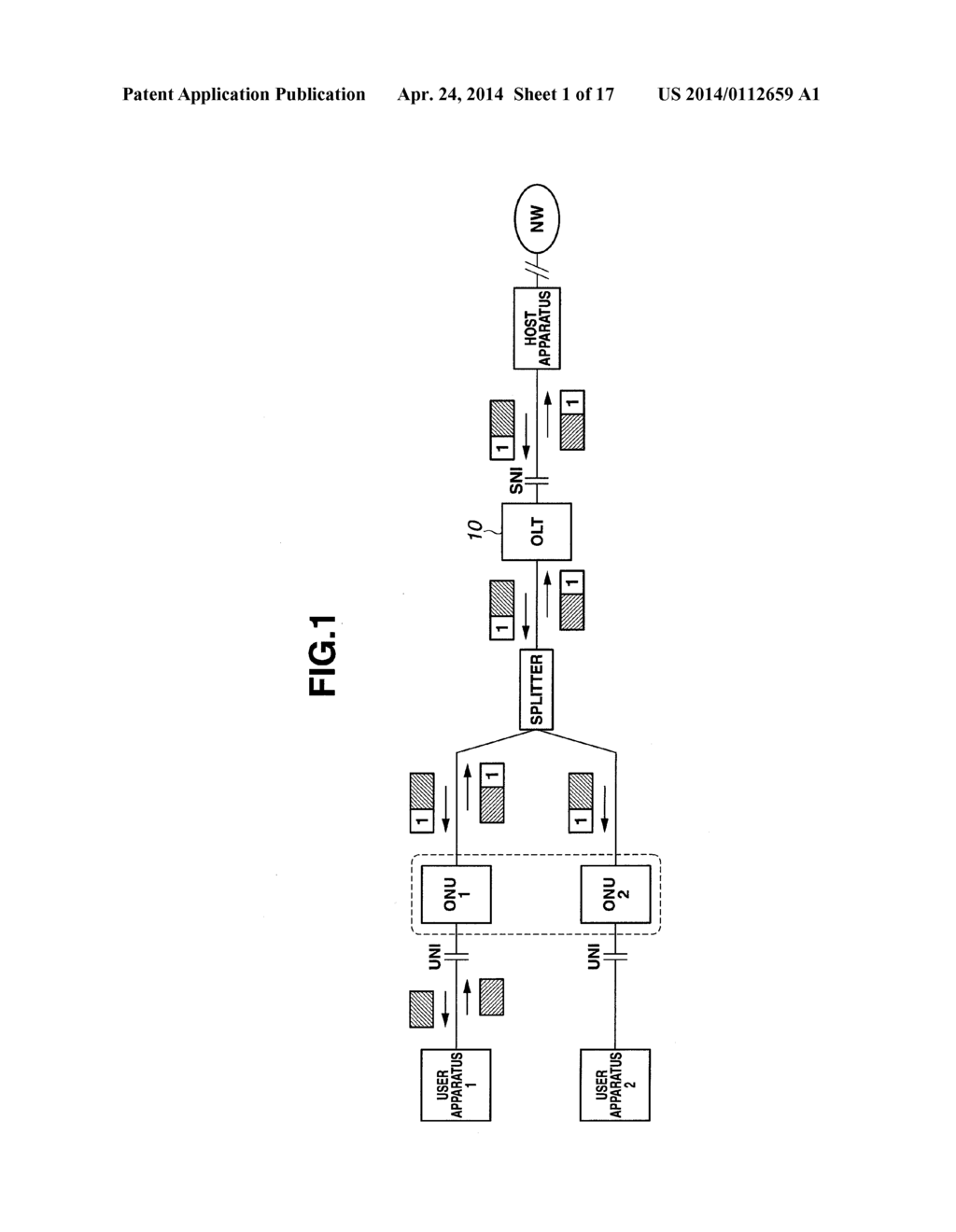 OLT AND FRAME TRANSFER CONTROL METHOD - diagram, schematic, and image 02