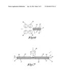 ELEMENT FOR MANUFACTURING A BINDING FOLDER OR A DISPLAY BOARD AND METHOD     THAT MAKES USE OF SUCH AN ELEMENT FOR MANUFACTURING THE BINDING FOLDER OR     THE DISPLAY BOARD diagram and image