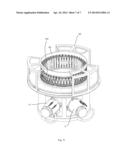 DEVICE FOR EXTERNAL STERILISATION OF PLASTIC PARISONS diagram and image