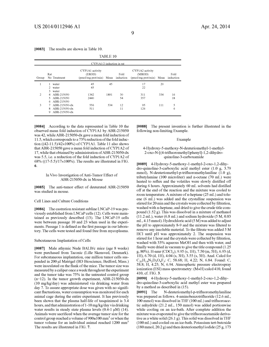 DEUTERIUM-ENRICHED     4-HYDROXY-5-METHOXY-N,1-DIMETHYL-2-OXO-N-[(4-TRIFLUORO-METHYL)PHENYL]-1,2-    -DIHYDROQUINOLINE-3-CARBOXAMIDE - diagram, schematic, and image 17