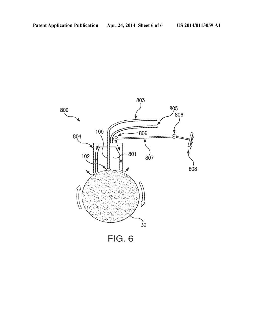 MAINTAINING A FIXED DISTANCE BY PROVIDING AN AIR CUSHION DURING COATING OF     A MEDICAL DEVICE - diagram, schematic, and image 07