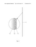 SUNSHADE TYPE OF DEVICE WITH A TRANSPARENT OR TRANSLUCENT FILM WHICH     ALLOWS SUNLIGHT TO PASS BUT FILTERS OUT ULTRAVIOLET RAYS diagram and image