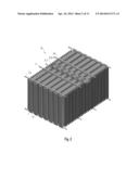 ENERGY STORAGE DEVICE, BATTERY WITH TWO OF SAID ENERGY STORAGE DEVICES, AS     WELL AS A METHOD FOR INTERCONNECTING SAID ENERGY STORAGE DEVICES diagram and image