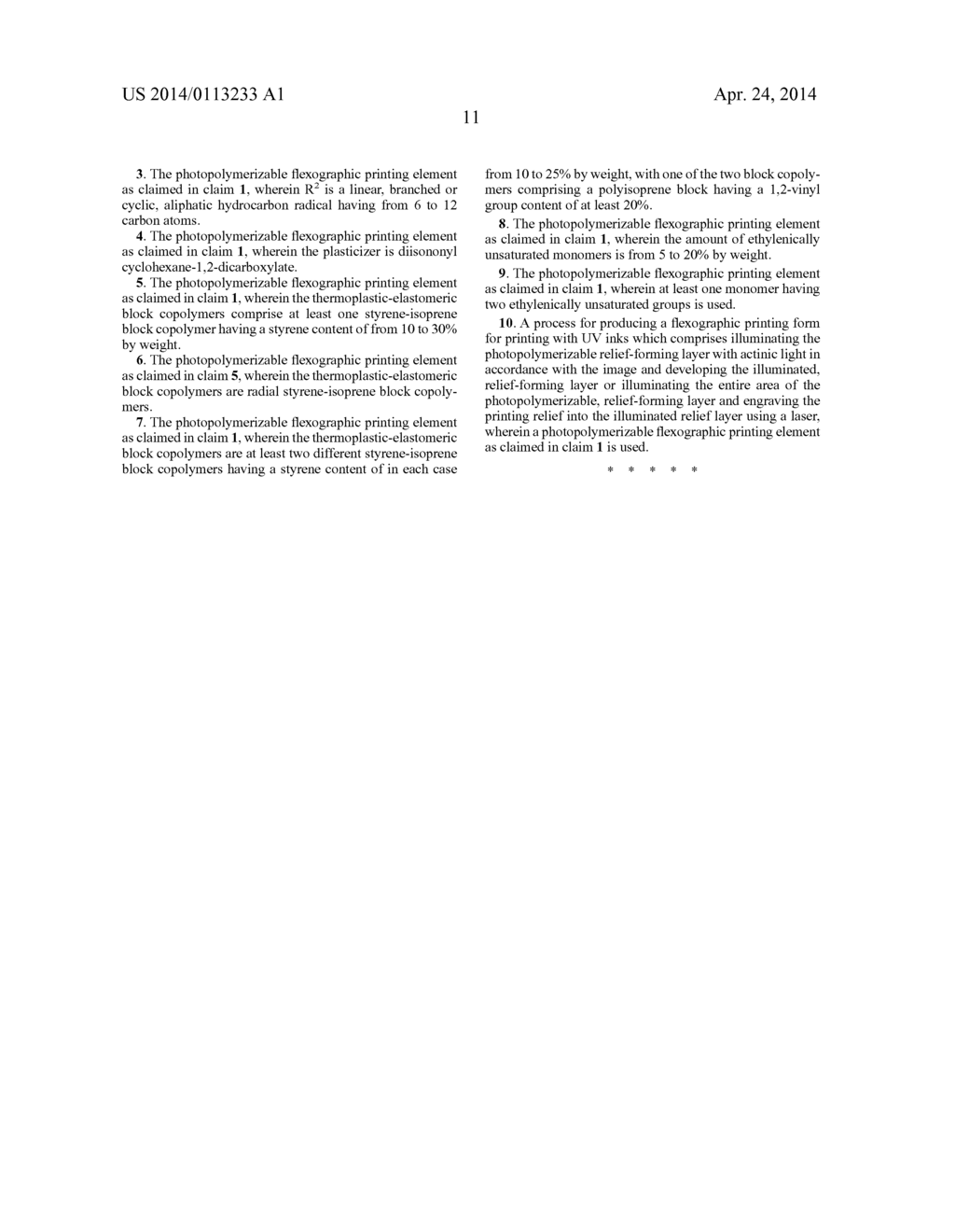 Photopolymerizable Flexographic Printing Elements for Printing with UV     Inks - diagram, schematic, and image 13