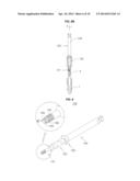 DRILL BIT FOR REMOVING IMPLANT FASTENING SCREW AND GUIDING SOCKET THEREOF diagram and image