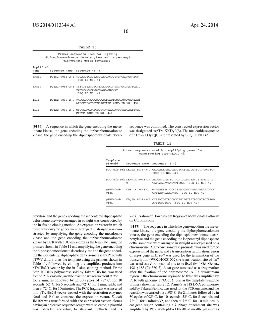 ISOPRENE SYNTHASE AND GENE ENCODING THE SAME, AND METHOD FOR PRODUCING     ISOPRENE MONOMER - diagram, schematic, and image 19