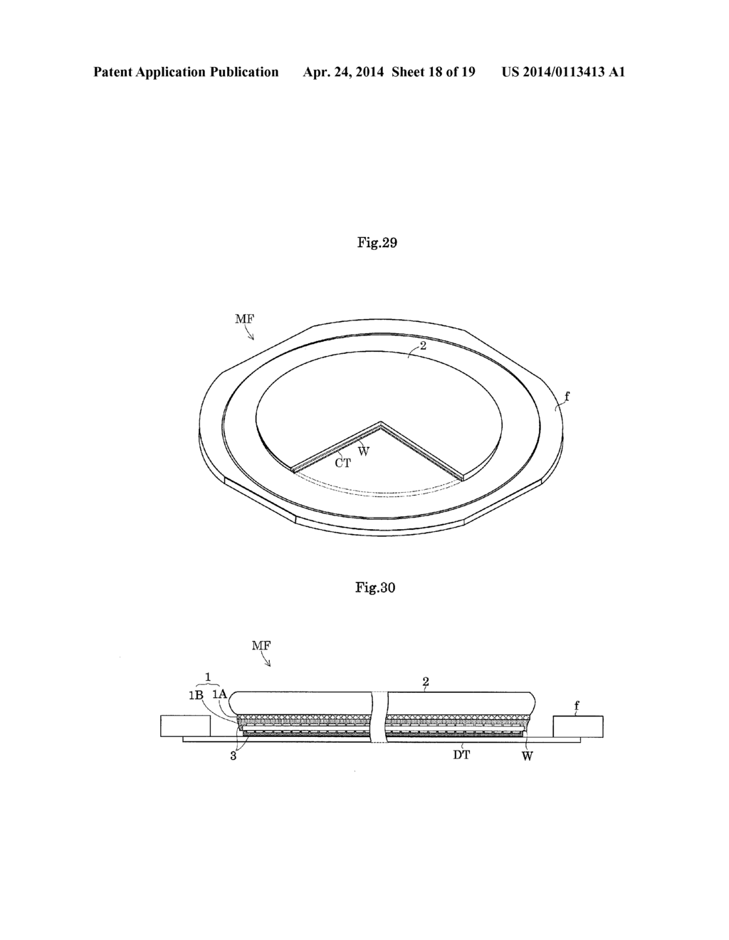 SEMICONDUCTOR WAFER MOUNTING METHOD AND SEMICONDUCTOR WAFER MOUNTING     APPARATUS - diagram, schematic, and image 19