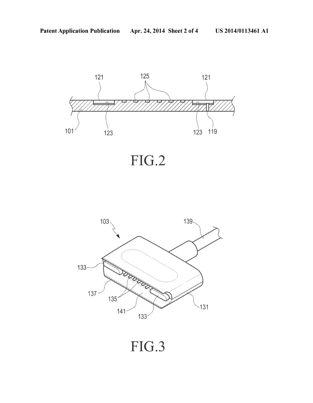 CONNECTION DEVICE FOR PORTABLE TERMINAL - diagram, schematic, and image 03