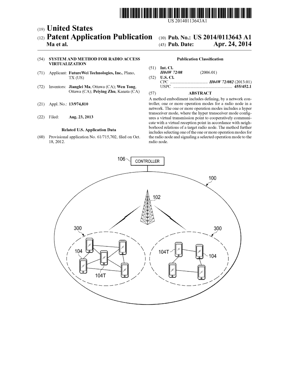 System and Method for Radio Access Virtualization - diagram, schematic, and image 01