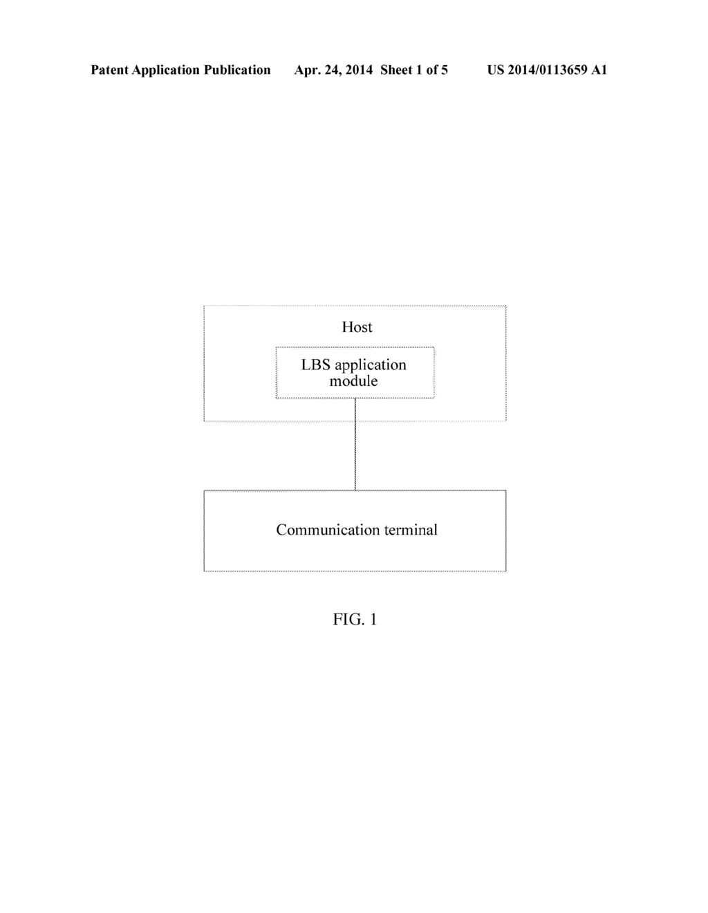 Communication Terminal, System and Method for Providing Location Based     Service - diagram, schematic, and image 02