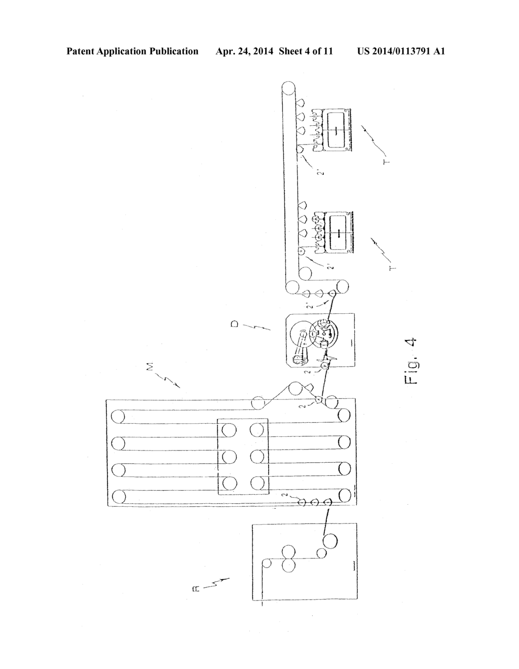 APPARATUS FOR TRIMMING PAPER ROLLS OR LOGS AND AN OPERATING METHOD FOR     TREATING THE LOGS - diagram, schematic, and image 05