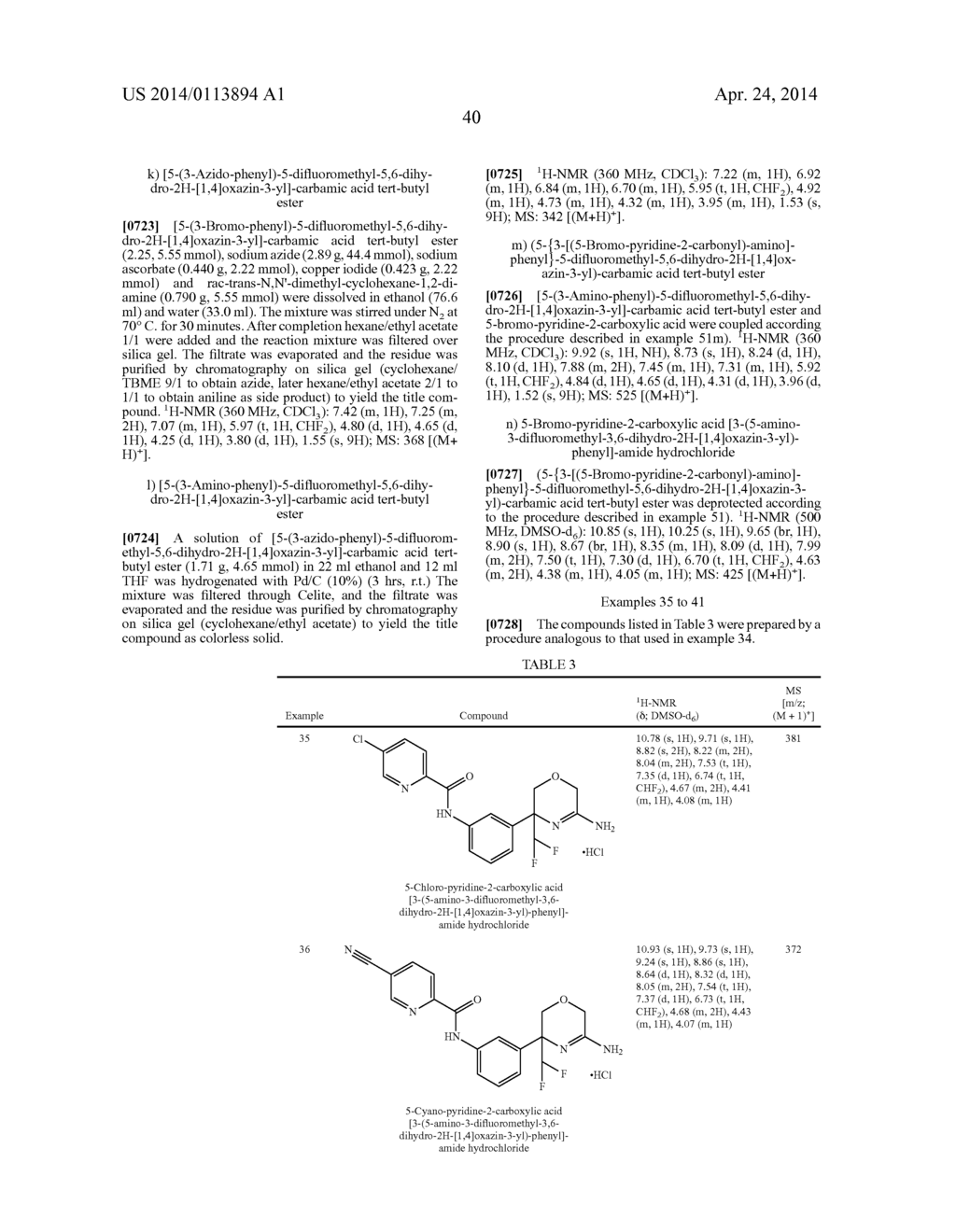 OXAZINE DERIVATIVES AND THEIR USE IN THE TREATMENT OF NEUROLOGICAL     DISORDERS - diagram, schematic, and image 42