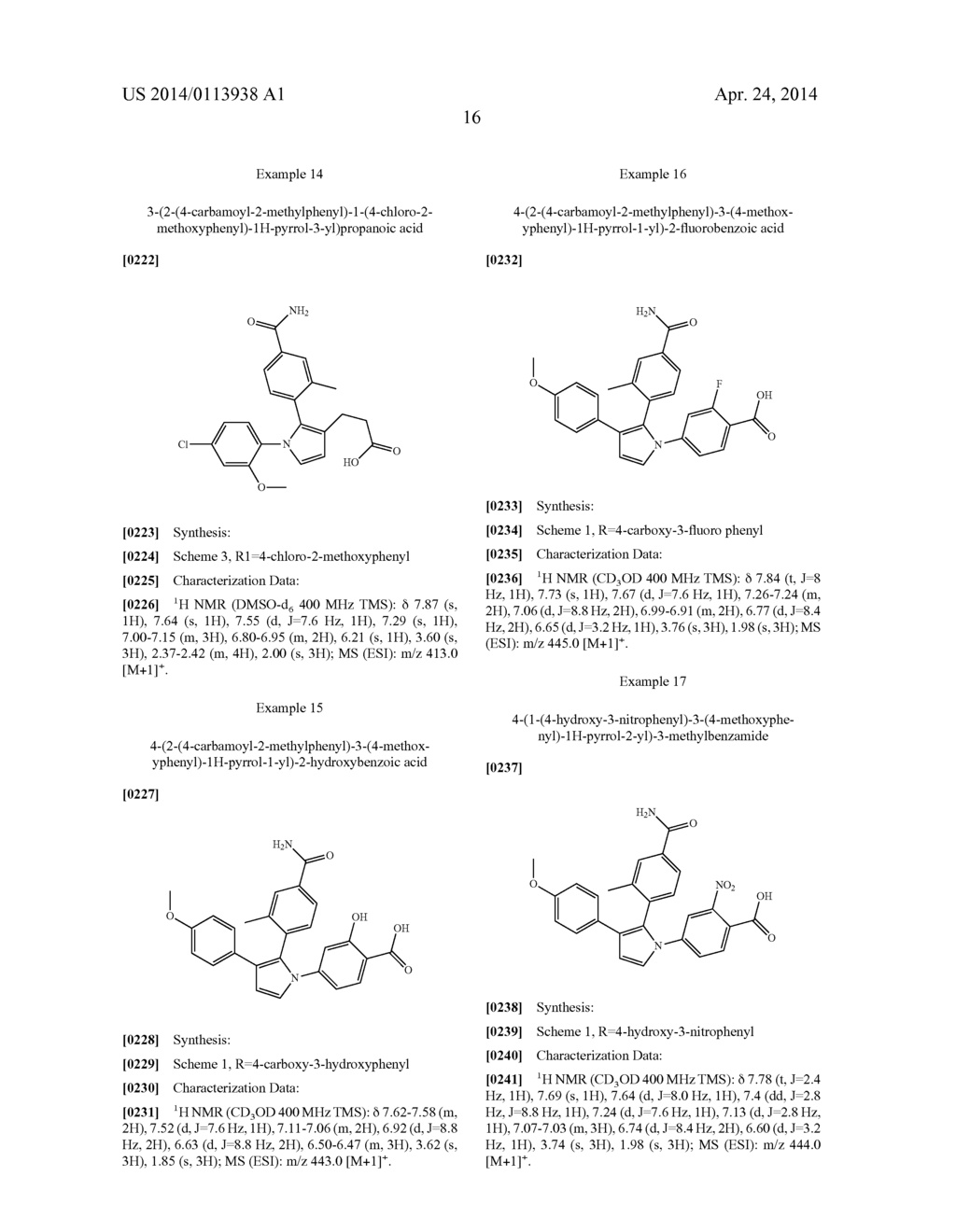 Pyrrole Inhibitors of S-Nitrosoglutathione Reductase - diagram, schematic, and image 17