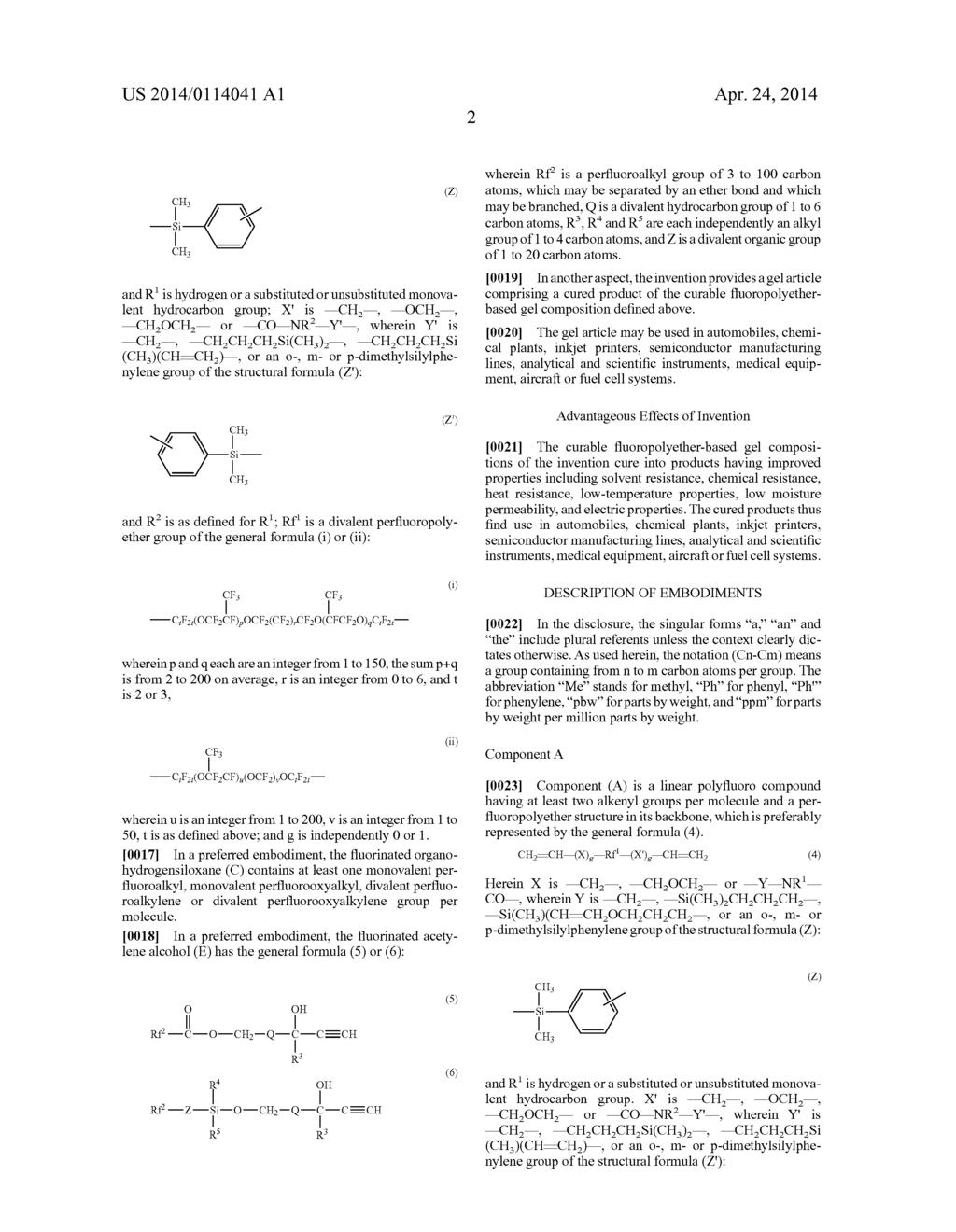 CURABLE FLUOROPOLYETHER GEL COMPOSITION AND GEL ARTICLE - diagram, schematic, and image 03