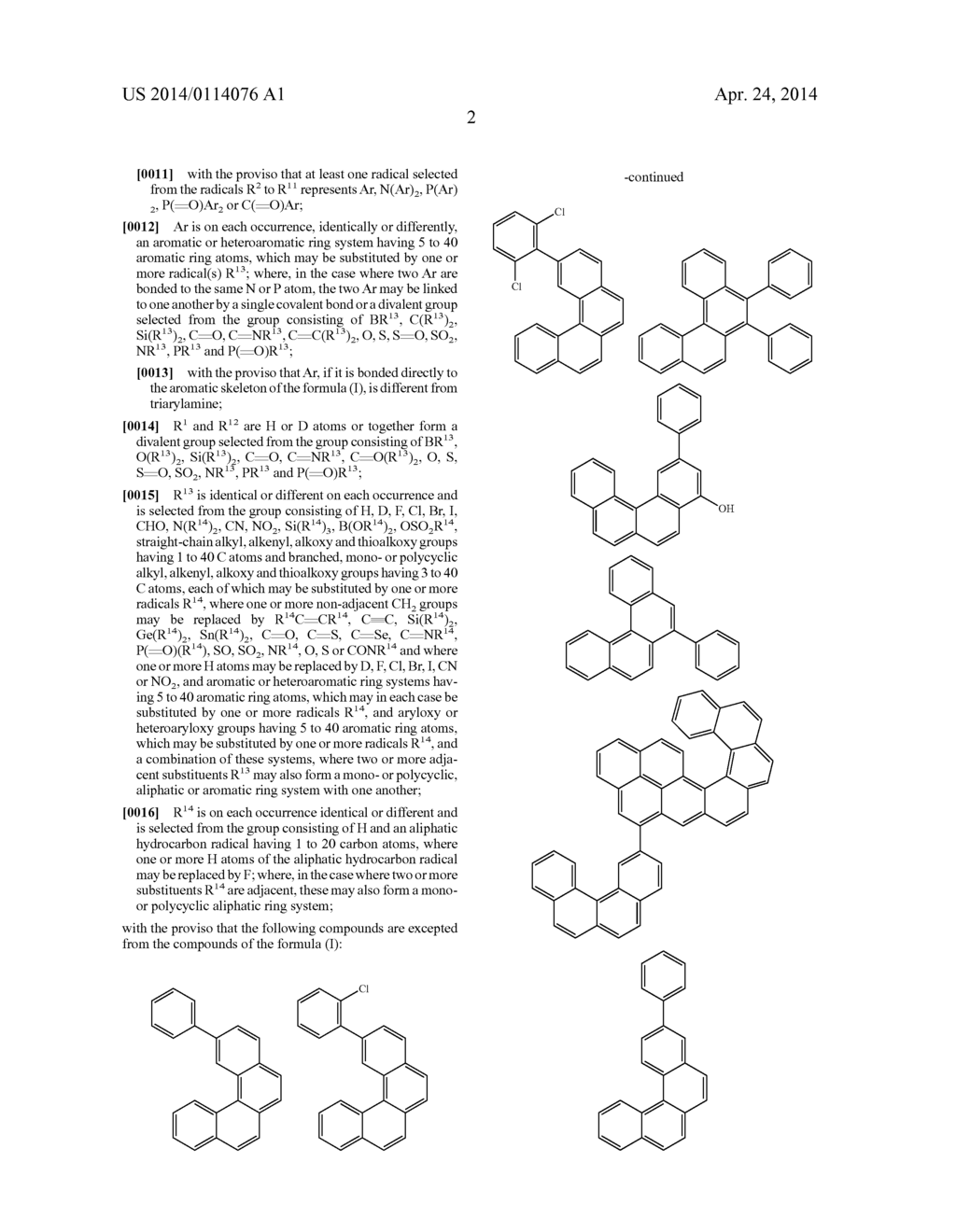 MATERIALS FOR ORGANIC ELECTROLUMINESCENCE DEVICES - diagram, schematic, and image 03