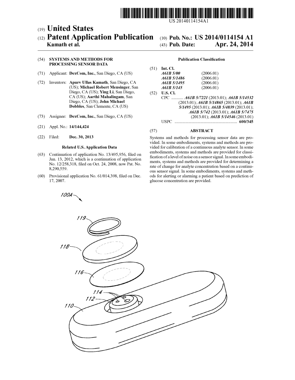 SYSTEMS AND METHODS FOR PROCESSING SENSOR DATA - diagram, schematic, and image 01