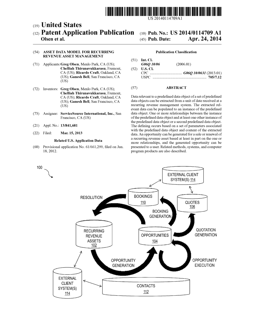 ASSET DATA MODEL FOR RECURRING REVENUE ASSET MANAGEMENT - diagram, schematic, and image 01