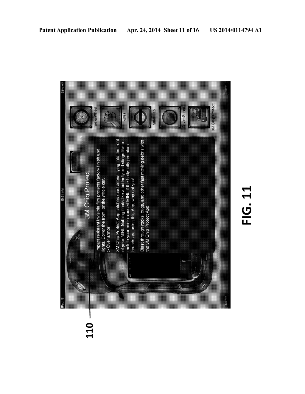 MOBILE TELEPHONE AUTOMOBILE ACCESSORY SELECTION APPLICATION - diagram, schematic, and image 12