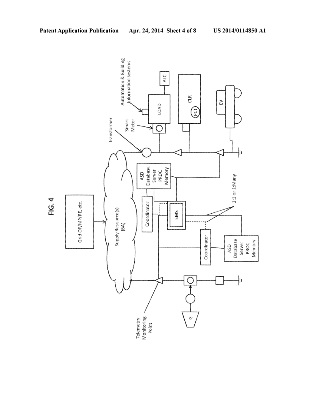 SYSTEM, METHOD, AND APPARATUS FOR SETTLEMENT FOR PARTICIPATION IN AN     ELECTRIC POWER GRID - diagram, schematic, and image 05