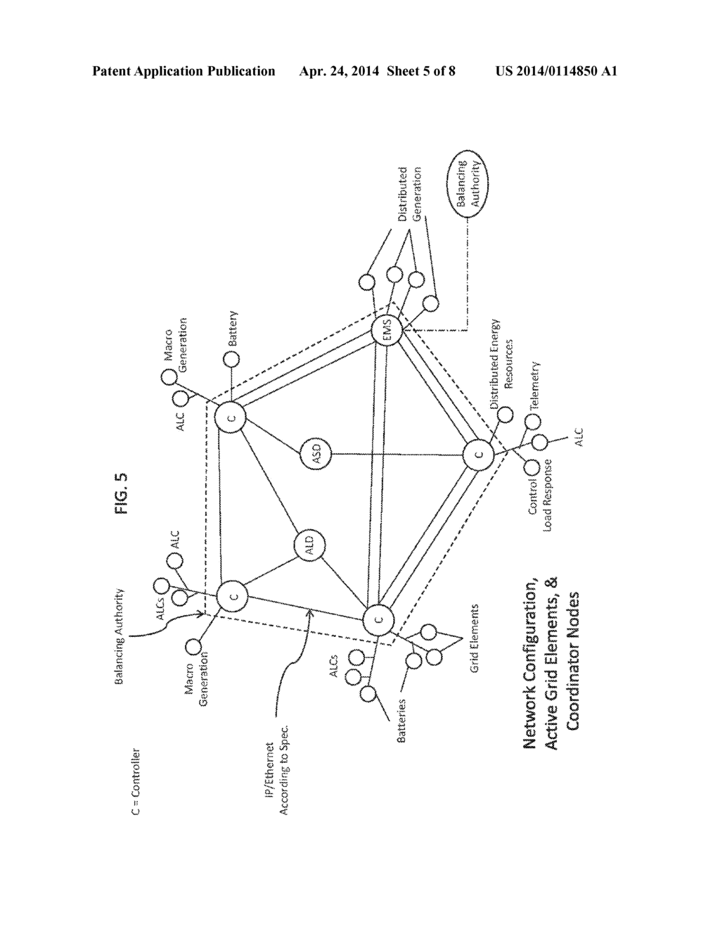 SYSTEM, METHOD, AND APPARATUS FOR SETTLEMENT FOR PARTICIPATION IN AN     ELECTRIC POWER GRID - diagram, schematic, and image 06