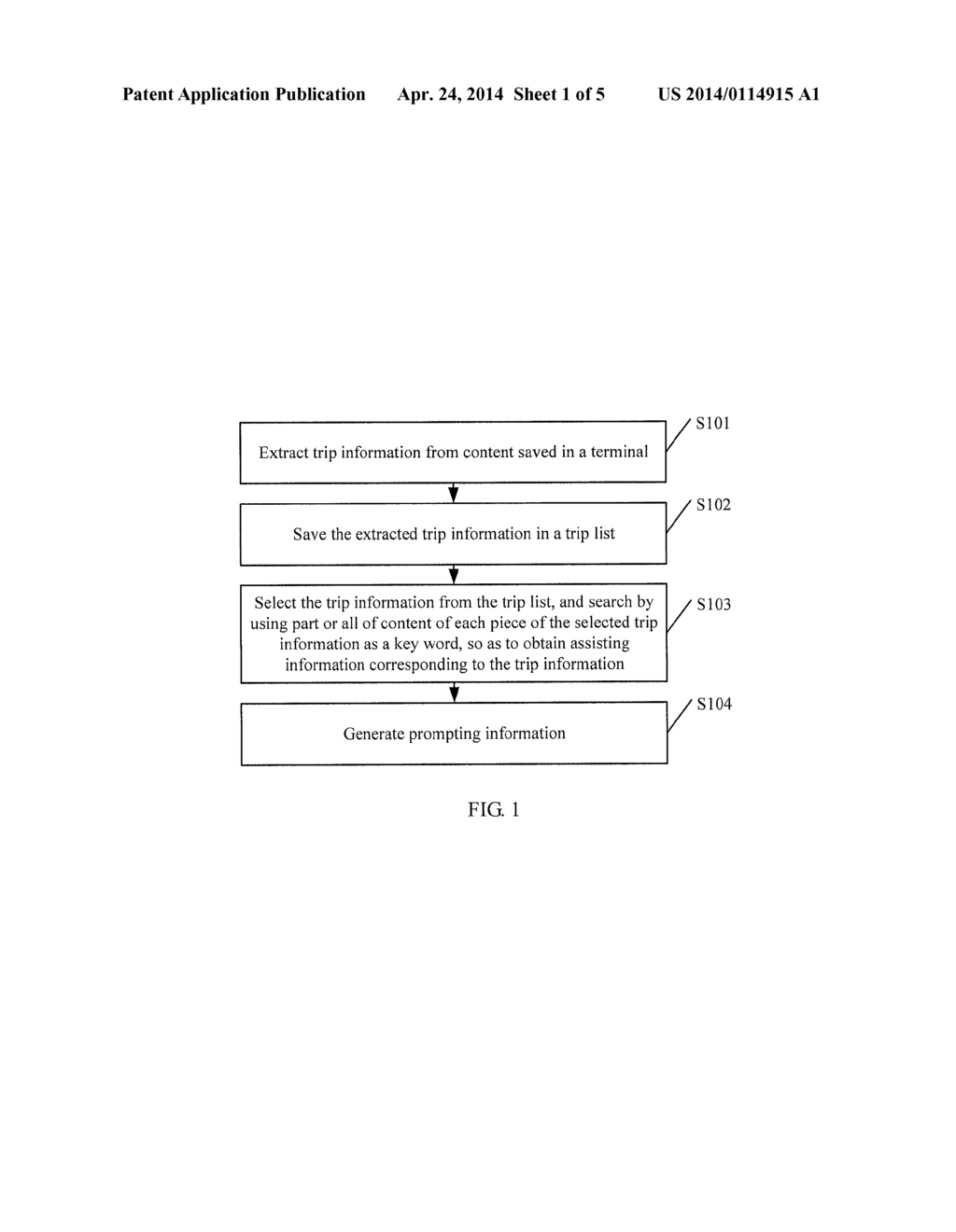 TRAVEL ASSISTING METHOD AND TERMINAL - diagram, schematic, and image 02