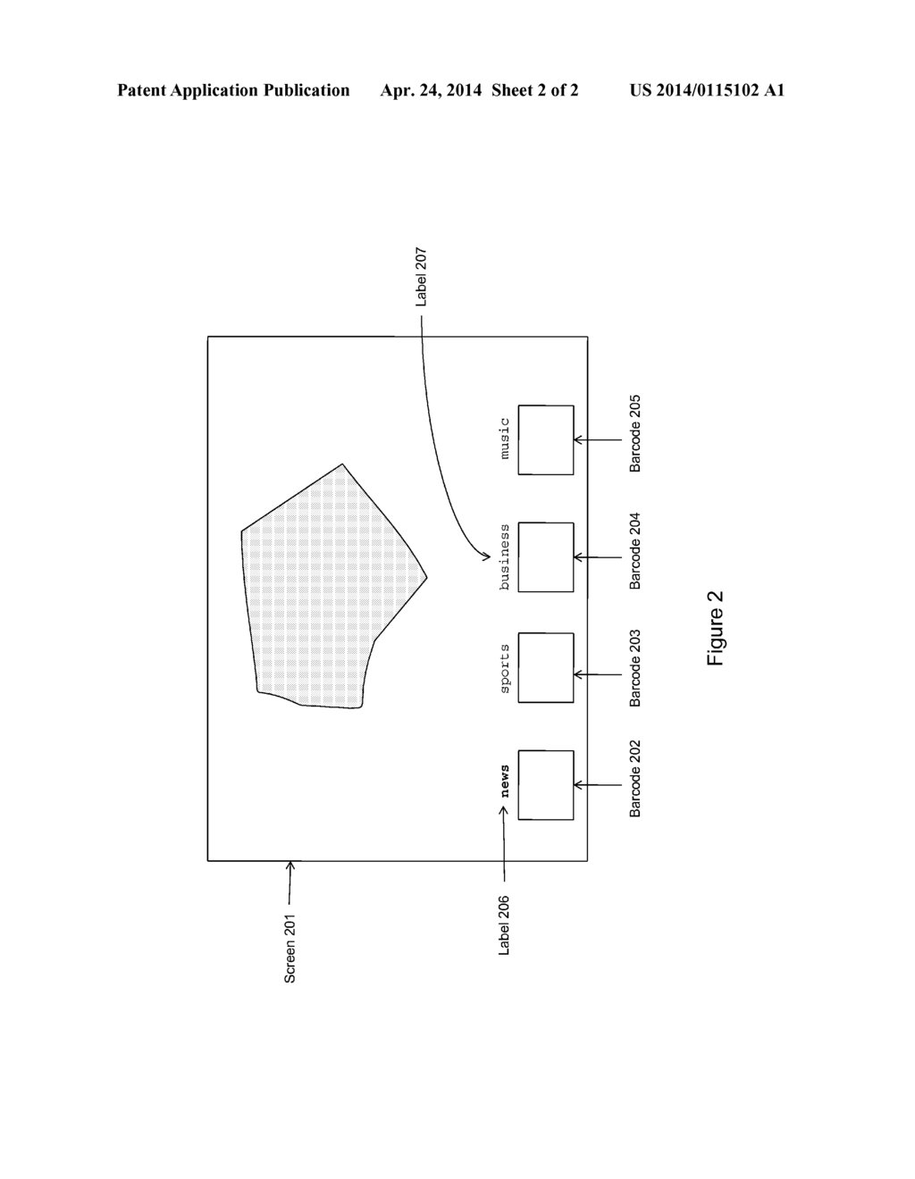 SYSTEMS AND METHODS FOR CHANGING AN ELECTRONIC DISPLAY THAT CONTAINS A     BARCODE - diagram, schematic, and image 03