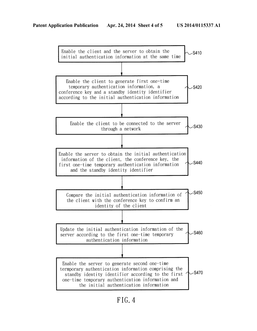 SYMMETRIC DYNAMIC AUTHENTICATION AND KEY EXCHANGE SYSTEM AND METHOD     THEREOF - diagram, schematic, and image 05