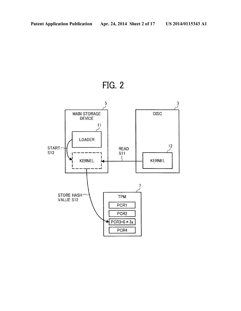 INFORMATION PROCESSOR, METHOD FOR VERIFYING AUTHENTICITY OF COMPUTER     PROGRAM, AND COMPUTER PROGRAM PRODUCT - diagram, schematic, and image 03