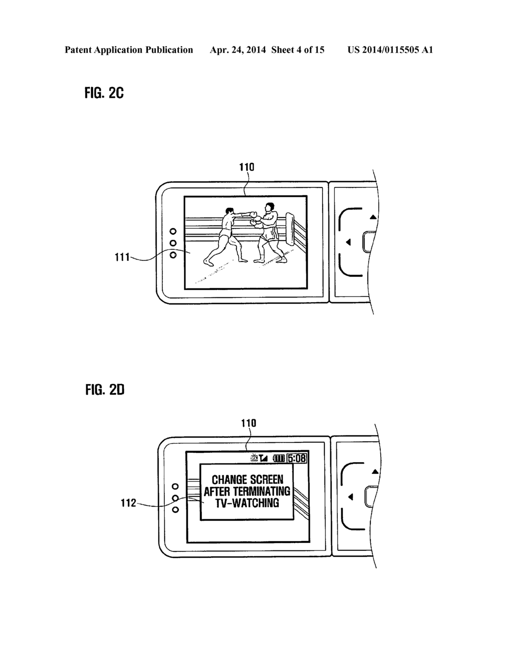 MOBILE TERMINAL HAVING DUAL DISPLAY UNIT AND METHOD OF CHANGING DISPLAY     SCREEN USING THE SAME - diagram, schematic, and image 05