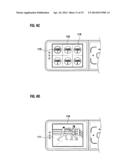 MOBILE TERMINAL HAVING DUAL DISPLAY UNIT AND METHOD OF CHANGING DISPLAY     SCREEN USING THE SAME diagram and image