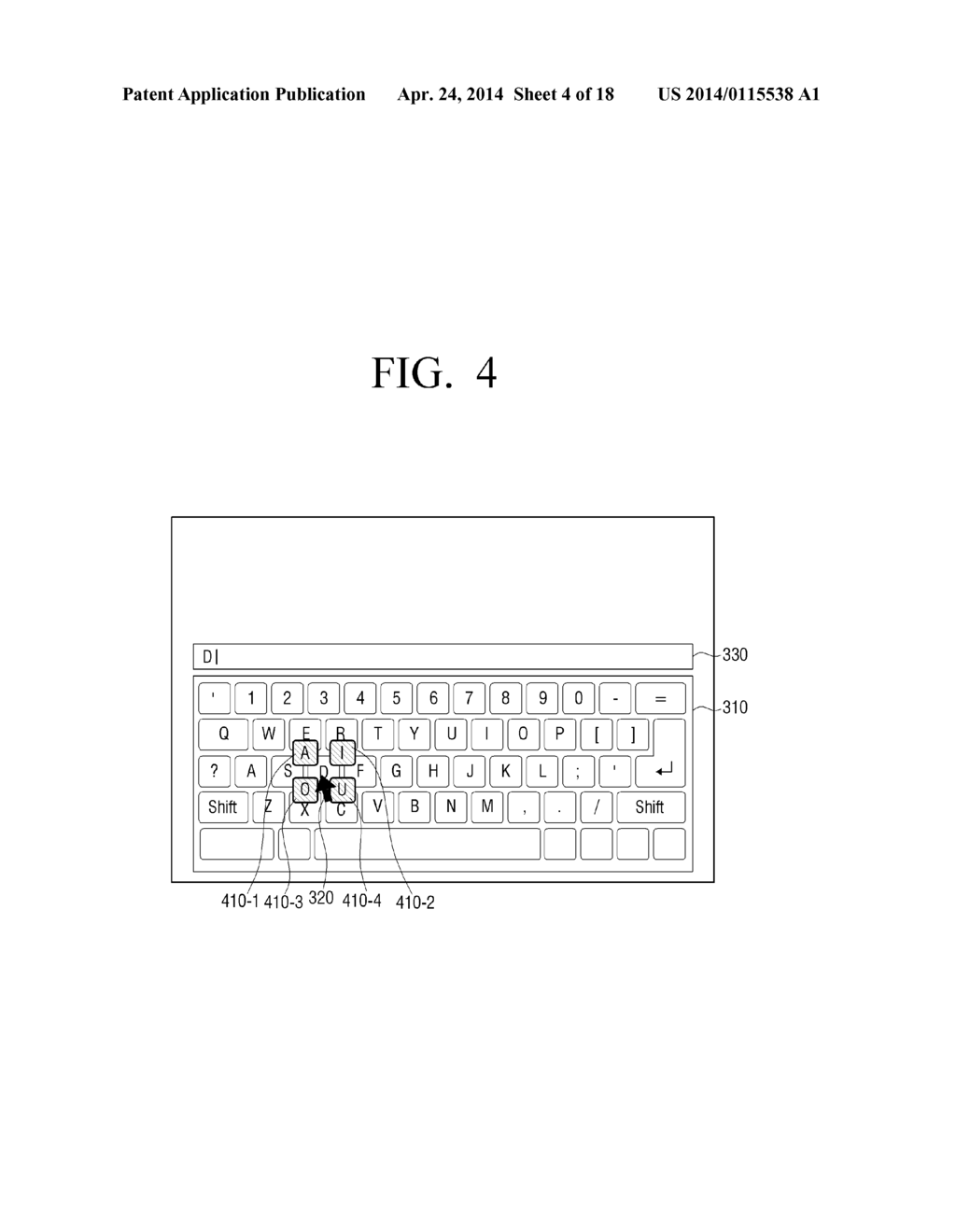 DISPLAY APPARATUS AND METHOD FOR INPUTTING CHARACTERS THEREOF - diagram, schematic, and image 05