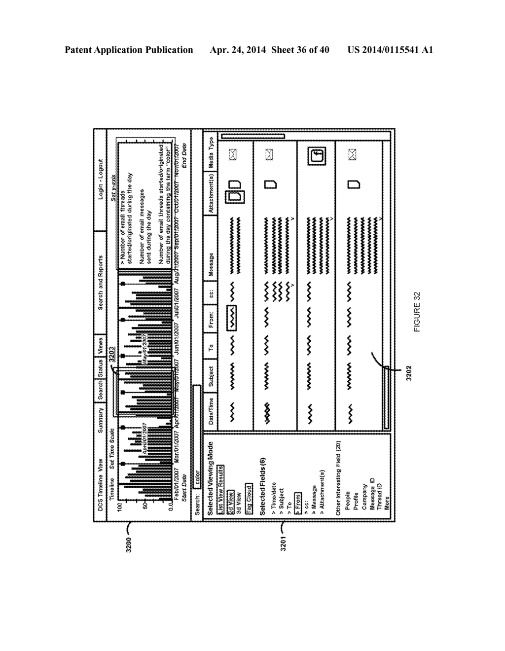 METHOD AND APPARATUS FOR 3D DISPLAY AND ANALYSIS OF DISPARATE DATA - diagram, schematic, and image 37